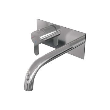 Brauer Chrome Edition Inbouw Wastafelmengkraan met Gebogen, Ophalen of Verzenden, Nieuw