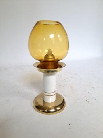 Mason - Lantaarn - Messing, Glas, Metaal