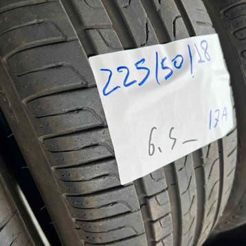 2 x Pirelli P7 225-50-18 17A RFT Zomerbanden 6,5mm, 18 inch, Gebruikt, Ophalen of Verzenden, Band(en)