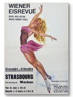 kimsitz - Affiche ancienne Wiener Eisrevue – Strasbourg