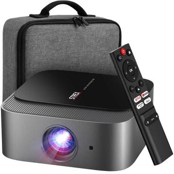 Strex Beamer - Smart 1080P Full HD Projector - 4K, Verzenden, Nieuw, Strex