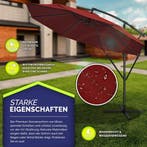 Zweefparasol - Tuinparasol - Parasol 300 cm - Met voet - Met, Tuin en Terras, Parasols, Verzenden, Zo goed als nieuw