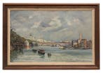 Schilderij van David Schulman The Thames London, Ophalen