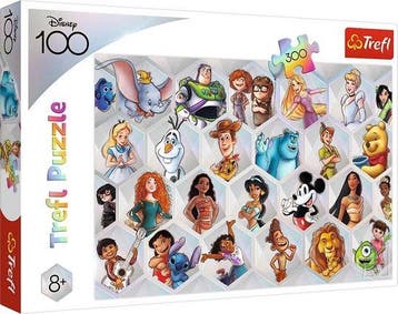 Trefl 300 Disney 100 puzzel, Verzenden, Nieuw
