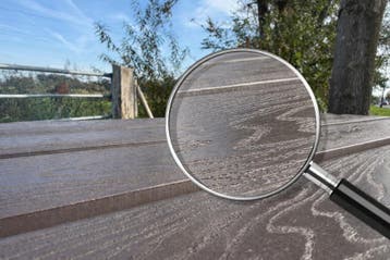 Rockwood® Woodblend Zwaar Kunststof Planken 3.60m - Quartz, Ophalen of Verzenden, Nieuw, Rechthoekig, Hout