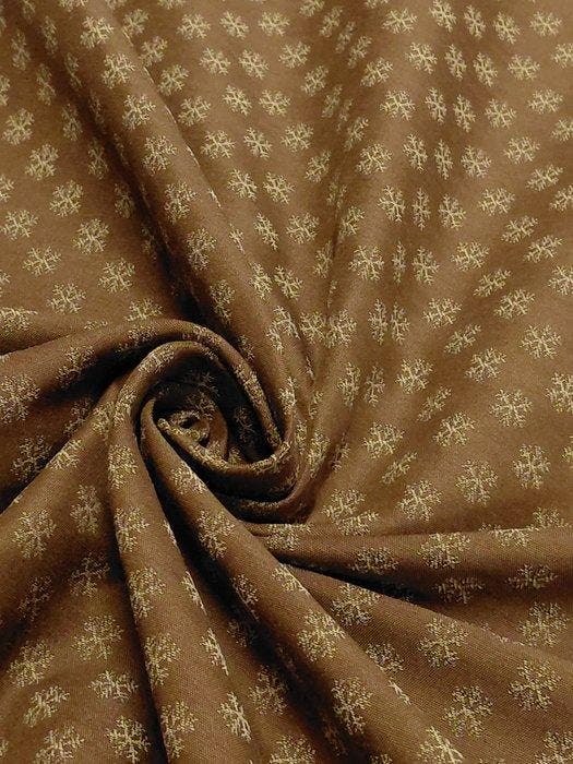 Jacquard Marrone Classico – Tessitura Gerosa – Ideale per, Antiek en Kunst, Antiek | Kleden en Textiel