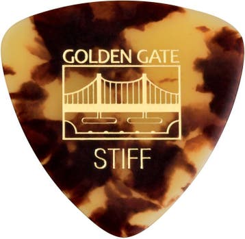 Golden Gate Triangle Tortoise plectrum Stiff 1.00 mm 12-pack, Muziek en Instrumenten, Instrumenten | Toebehoren, Ophalen of Verzenden