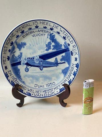 De Porceleyne Fles, Delft - Wandbord - Aardewerk -