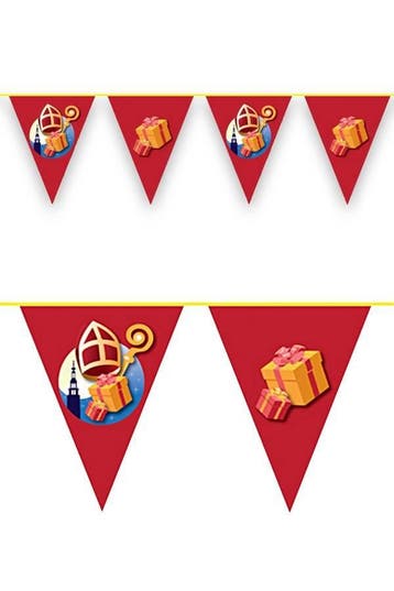 Vlaggenlijn Sinterklaas 10m, Ophalen of Verzenden, Nieuw