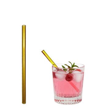 GGM Gastro | (50 stuks) Glazen rietjes - 150mm - ø 8mm - |, Verzenden
