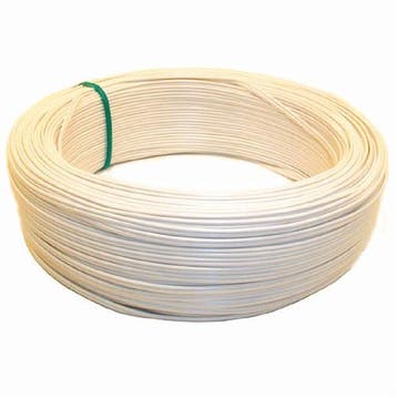 VMVL Kabel - Wit 2 x 0,75 mm2 - Rol van 50 meter, Ophalen of Verzenden, Nieuw, Groepenkast