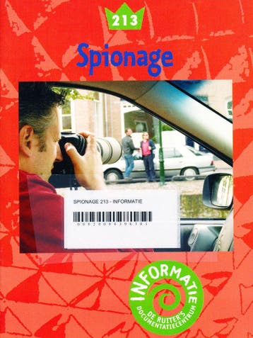 De Ruiters informatie 213 Spionage, Boeken, Verzenden, Nieuw