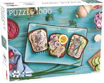 Tactic Danish Sandwich – Puzzel – 1000 stukjes – Scandinavis, Ophalen of Verzenden, Nieuw