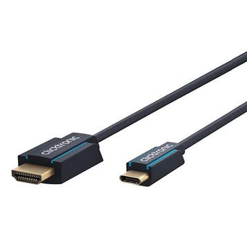 USB C naar HDMI kabel | Clicktronic | 2 meter, Computers en Software, Pc- en Netwerkkabels, Verzenden, Nieuw