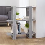vidaXL Boekenkast/kamerscherm 80x30x87 cm grijs sonoma, Huis en Inrichting, Kasten | Boekenkasten, Verzenden, Nieuw, 50 tot 100 cm