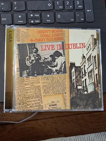 Christy Moore, Donal Lunny &amp; Jimmy Faulkner - Live In Du, Ophalen of Verzenden, Gebruikt