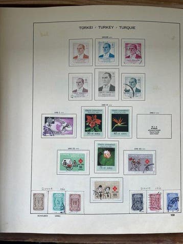Turkije 1961/1989 - Gevorderde verzameling Turkije in, Gestempeld