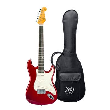 SX SST62 Retro Series ST-Style Elektrische Gitaar Candy, Ophalen of Verzenden, Nieuw