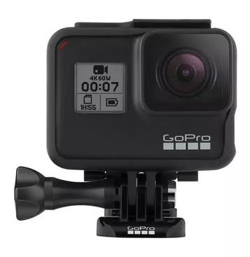 GoPro HERO7 White Action Camera - Zwart (Incl. frame), Verzenden, Zo goed als nieuw