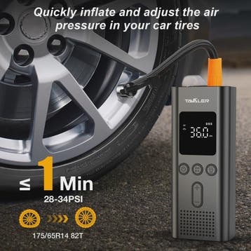 Draagbare Draadloze Digitale Fietspomp (150 PSI) met Schrade, Verzenden, Nieuw