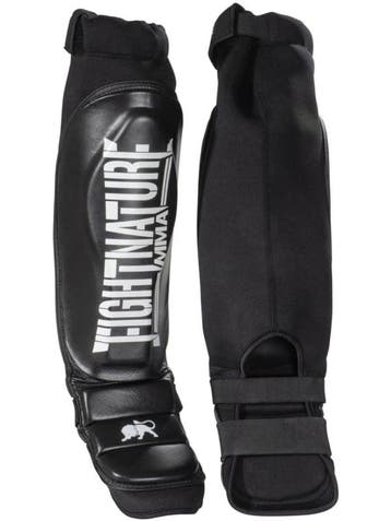 FIGHTNATURE MMA Scheen- en Wreefbeschermers Leer, Ophalen of Verzenden, Nieuw, Overige, Vechtsportbescherming