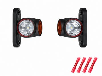 Horpol LED Breedtelampen Set 2 Stuks | 3 Functies Kort Unive, Ophalen of Verzenden, Nieuw