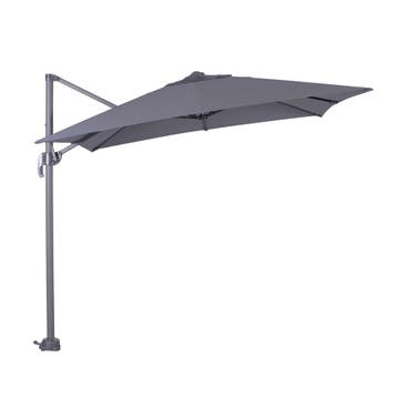 Garden Impressions Hawaii zweefparasol S 250x250 - donker, Tuin en Terras, Partytenten, Verzenden, Nieuw