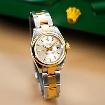 Rolex - Lady Datejust 26 18k Gold Smooth Bezel Stick Dial -, Nieuw