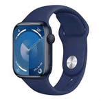Apple Watch Siliconen Bandje Donkerblauw 42/41/40/38mm, Telecommunicatie, Ophalen of Verzenden, Nieuw