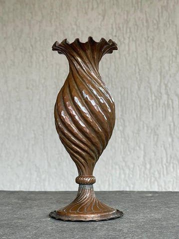 Vaas - Solid Copper - Koperen vaas