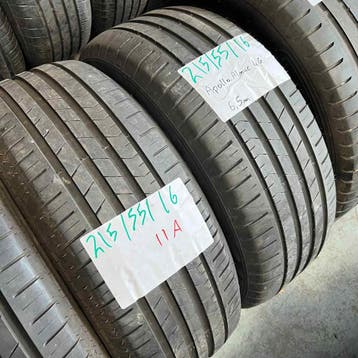 2 x Apollo 215-55-16 Zomerbanden 6,5mm, 16 inch, Ophalen of Verzenden, Band(en), Personenwagen