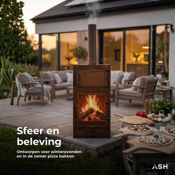 ASH - Forno - 2 in 1 - Pizza oven / Buitenhaard -, Verzenden, Nieuw