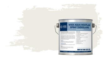 Wixx Aqua Houtlak Spray Zijdeglans RAL 9010 | Zuiver Wit 1L, Verzenden, Wit, Nieuw, Lak