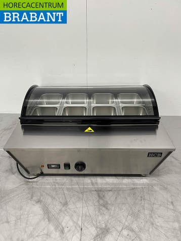 HCB RVS Warmhoudvitrine 67 liter 76,5 cm 230V Horeca, Ophalen of Verzenden, Nieuw in verpakking