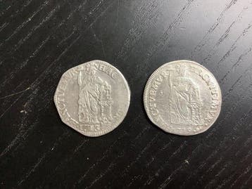 Nederland, Gelderland 1 Gulden 1713-1719 (Zonder, Postzegels en Munten, Munten | Nederland