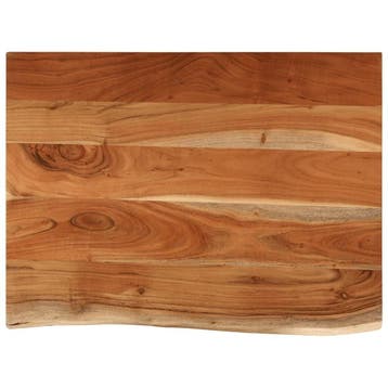 Wastafelblad acacia 80x60cm | Retourdeal 63% Korting, Gebruikt, Overige typen, Minder dan 100 cm, 50 tot 75 cm