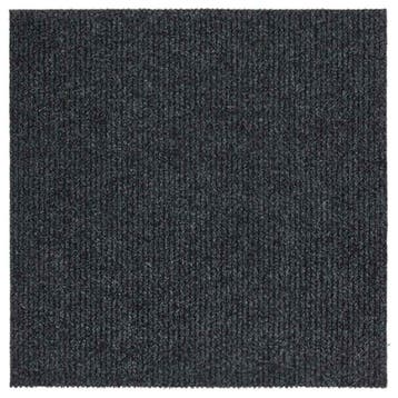 vidaXL Droogloopmat 100x100 cm antracietkleurig, Verzenden, Nieuw