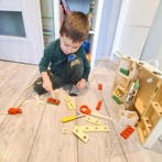 Ruhhy Houten Gereedschapskist Set voor Kinderen - Veilig..., Kinderen en Baby's, Speelgoed | Overig, Ophalen of Verzenden, Nieuw