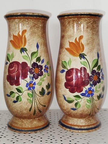 Boch Frères La Louvière - Charles Catteau - Paire de vases, Antiek en Kunst