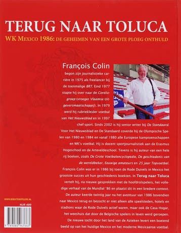 Terug naar Toluca 9789080967663 F. Colin, Verzenden, Gelezen, F. Colin