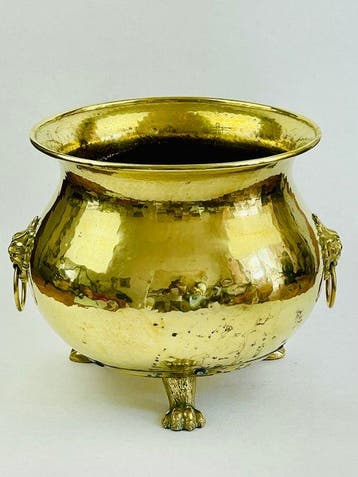 Jardinière - Cachepot - Messing - Belle Époque Jardinière