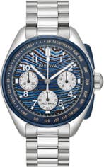 Bulova 98A329 Lunar Pilot Timascus Budii Limited horloge, Overige merken, Staal, Verzenden, Polshorloge