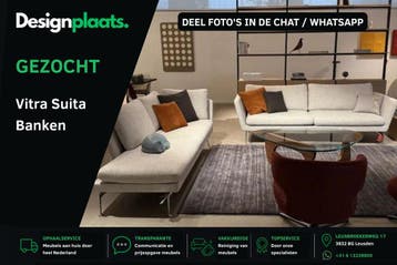 GEZOCHT: Vitra Suita Hoekbank / Bank — Directe inkoop, Ophalen of Verzenden, Zo goed als nieuw, Design Bank Bankstel Zetel Vitra