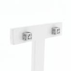 Witgouden oorstekers; Gucci (Oorbellen), Ophalen of Verzenden, Gebruikt, Overige kleuren, Goud