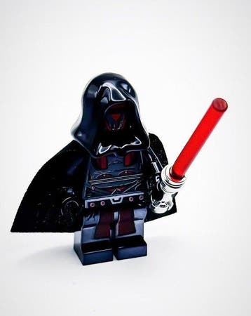 Lego Minifiguur - Star Wars - Chrome Black Plated Darth, Nieuw