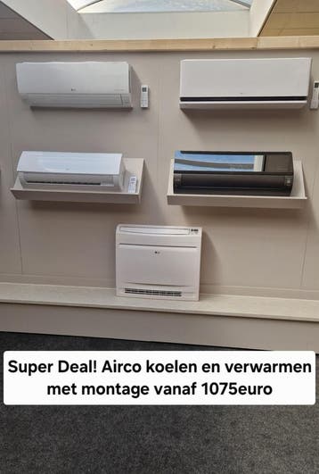 Airconditioning inclusief montage! Master Airco Wf, Nieuw, Verwarmen, Afstandsbediening