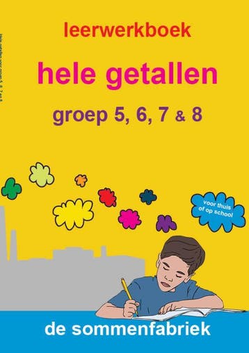 groep 5, 6, 7 en 8 / Hele getallen / Leerwerkboek, Boeken, Schoolboeken, Verzenden, Zo goed als nieuw, Liesbeth van der Plas