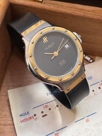 Hublot - Classic MDM two tone 18k steel gold - Classic black, Nieuw