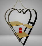 Gigantisch 3D-Hart 70 cm voor aan de muur - Rek - Metaal,, Nieuw