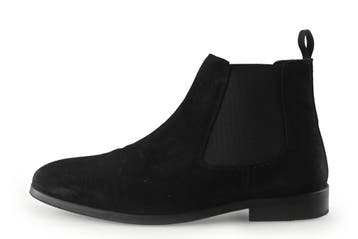 Stefano Lauran Chelsea boots in maat 43½ Zwart, Zwart, Boots, Zo goed als nieuw, Stefano Lauran